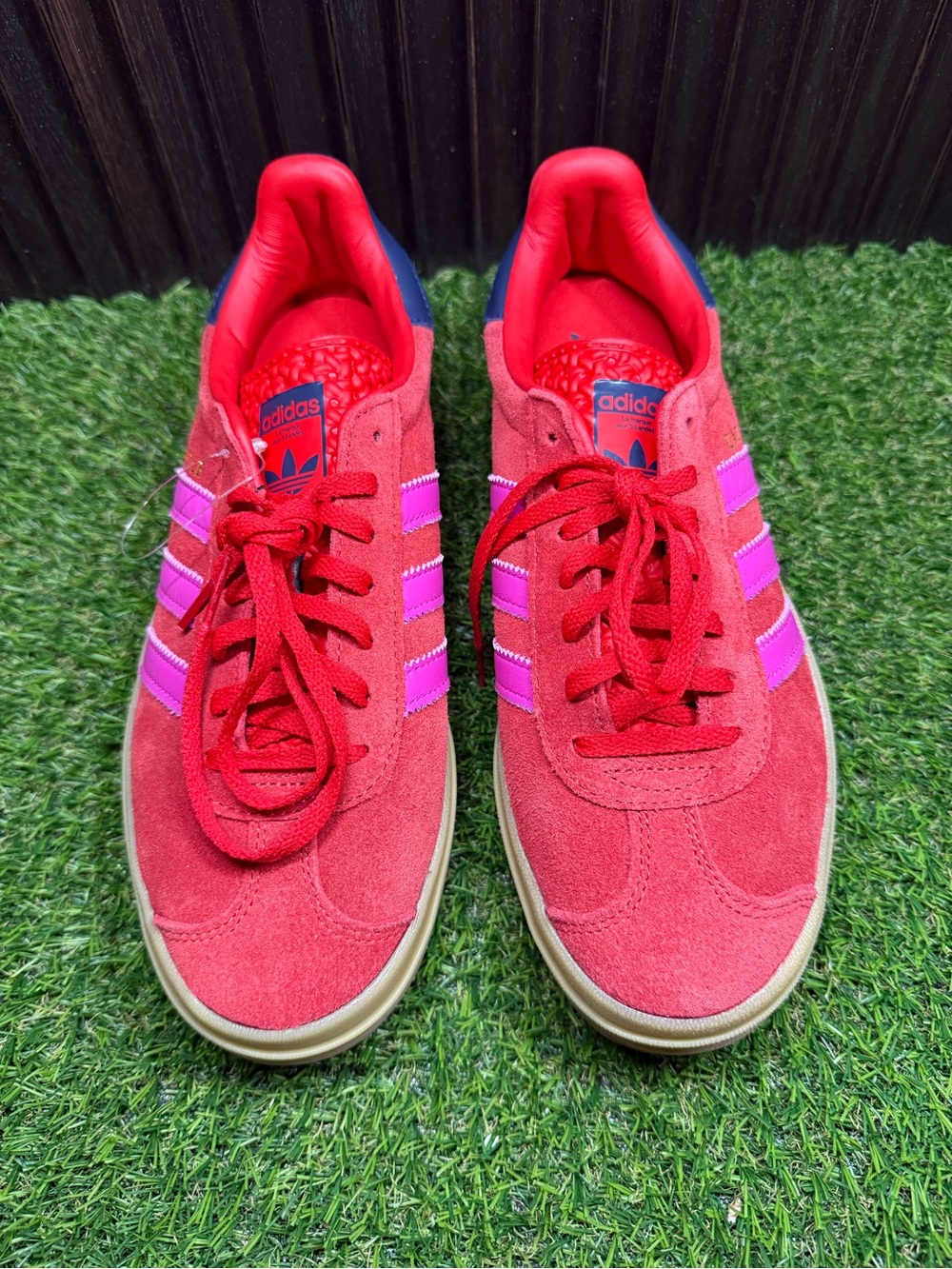 Adidas GAZELLE BOLD SHOES F5HXXKQh80582 Red Semi Licid Fuchsia / Night Indigo 9